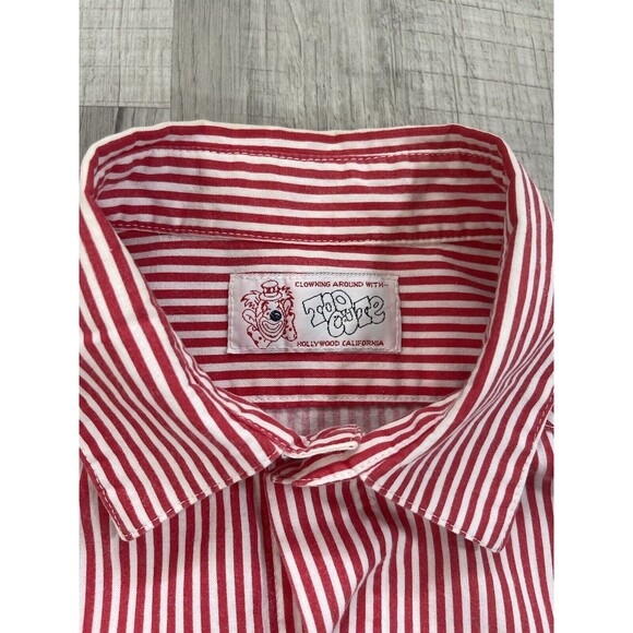 Betty Boop Too Cute Red Pin Stripe Long Sleeve Large Vintage 1993 Rare Cartoon O - Picture 6 of 9